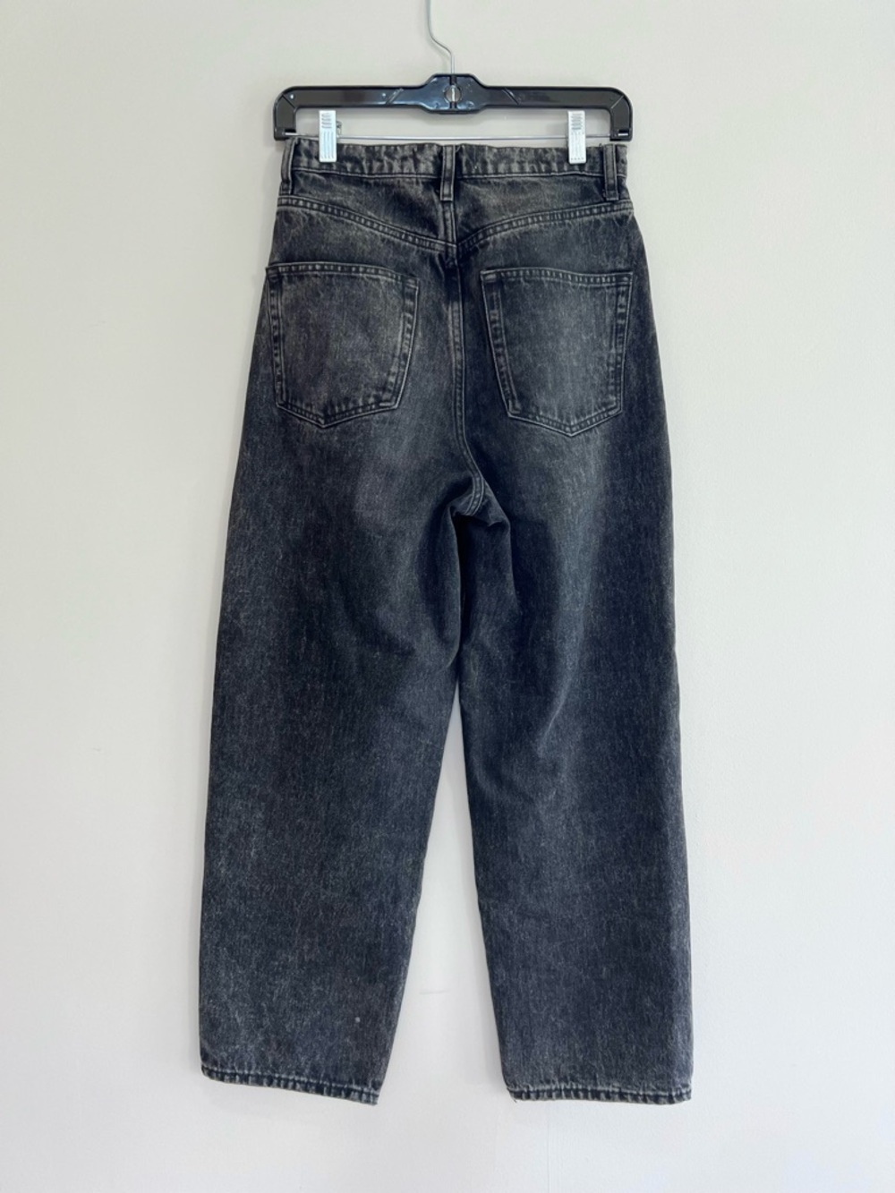 Free People We the Free Deep Trance High-Rise Dropped Barrel Jeans in Black, 26 - Picture 3 of 12